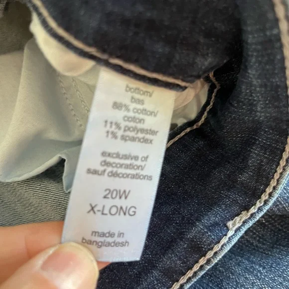 Maurice’s classic Jean 20W skinny mid fit X-long - Picture 4 of 7